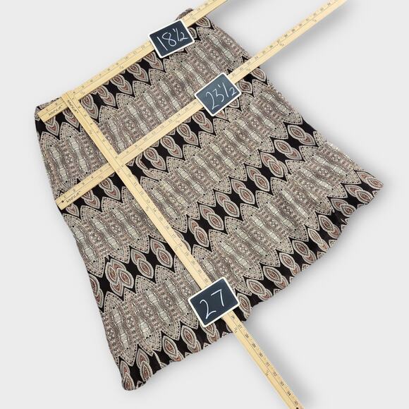 Le Suit Skirt Womens 18 Brown lightweight flowy Below Knee A Line Versat… - Picture 4 of 12